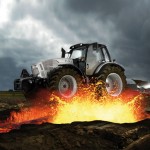 trattore usato lamborghini ottime condizioni